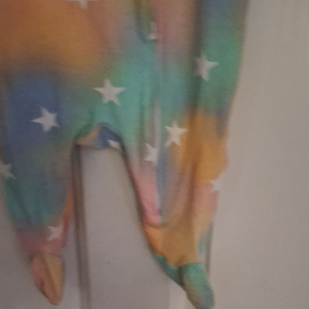 Cuddl Duds Multicolor Star Kids One Piece - Picture 5 of 6